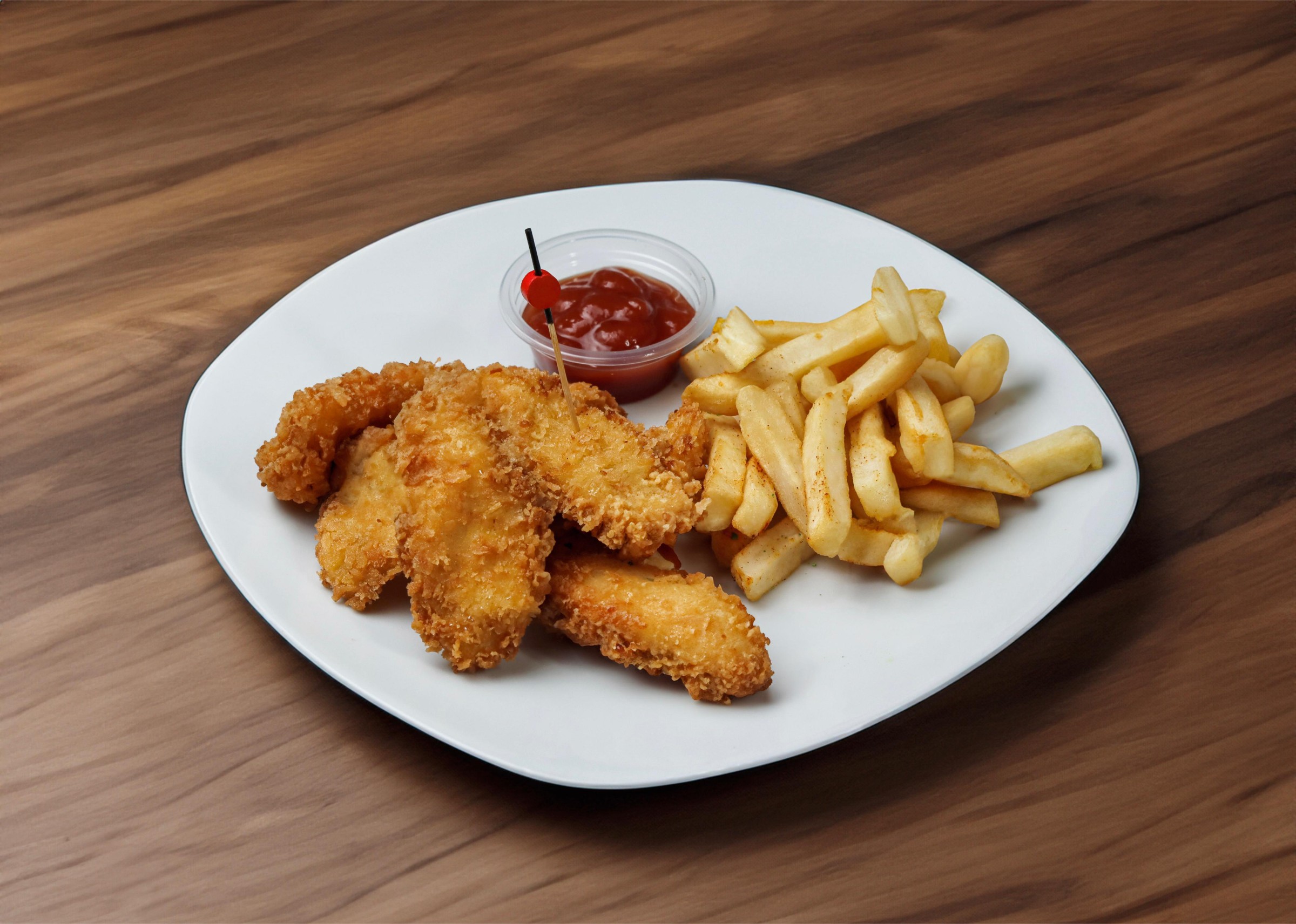 Lomitos de pollo apanado